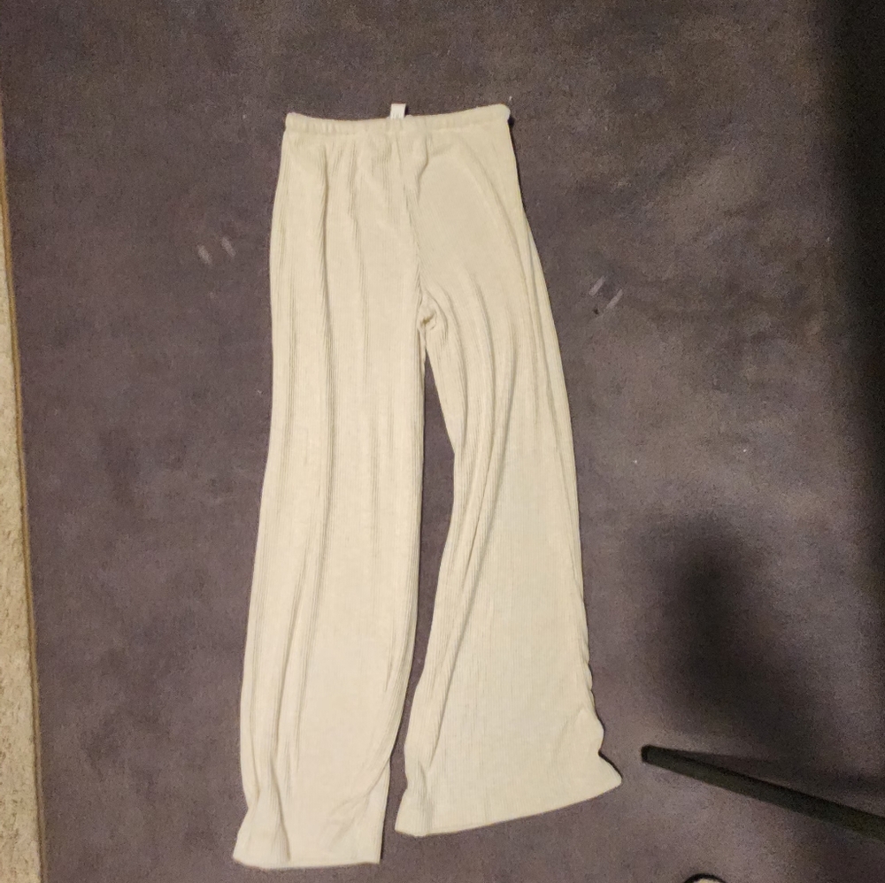 Auden Cream Ribbed Knitwear
